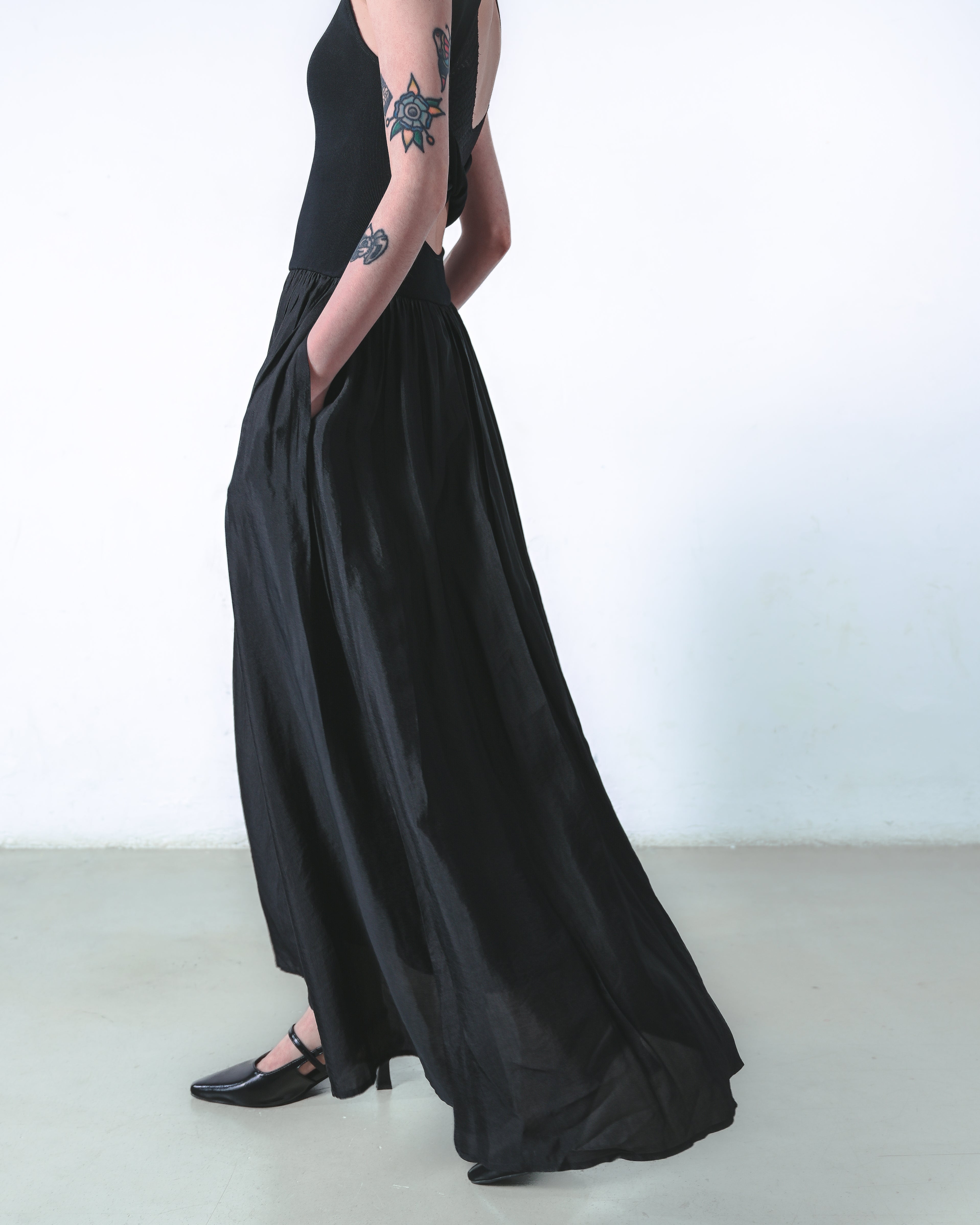 Open-Back Spring Dress