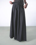 Flowing Wide-Leg Skirt Pants