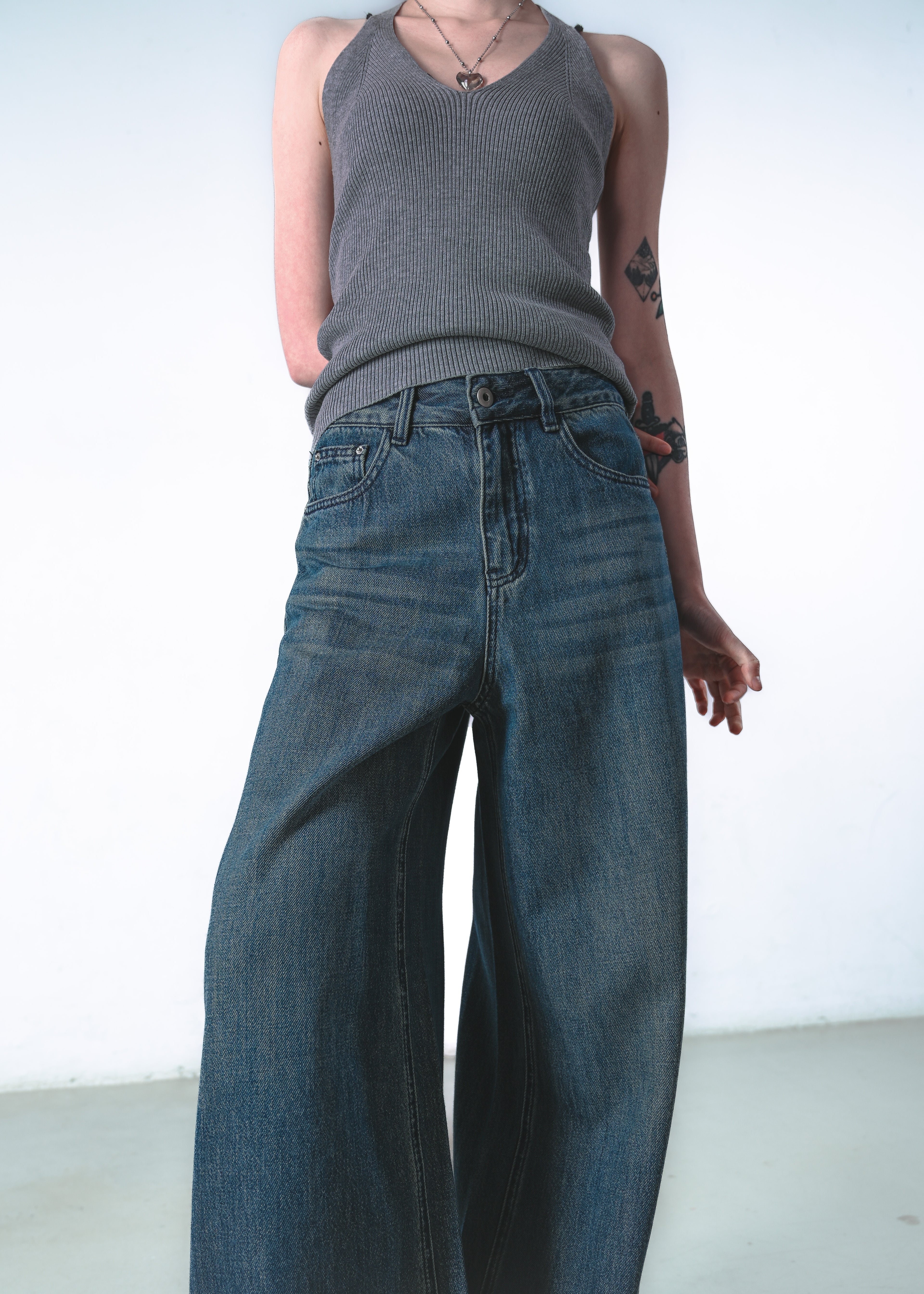 Classic Wide-Leg Jeans