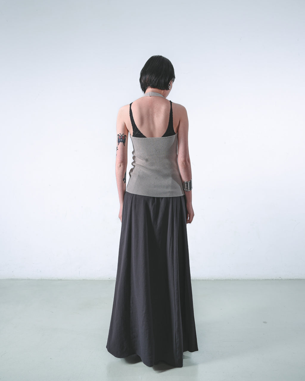 Flowing Wide-Leg Skirt Pants