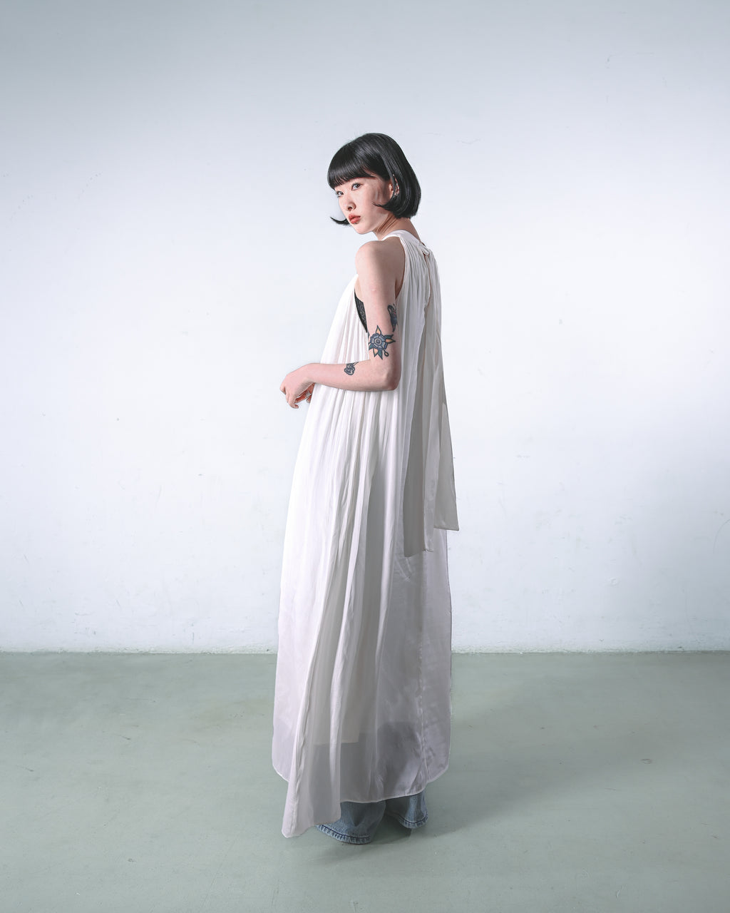 Halter-Neck Spring Dress