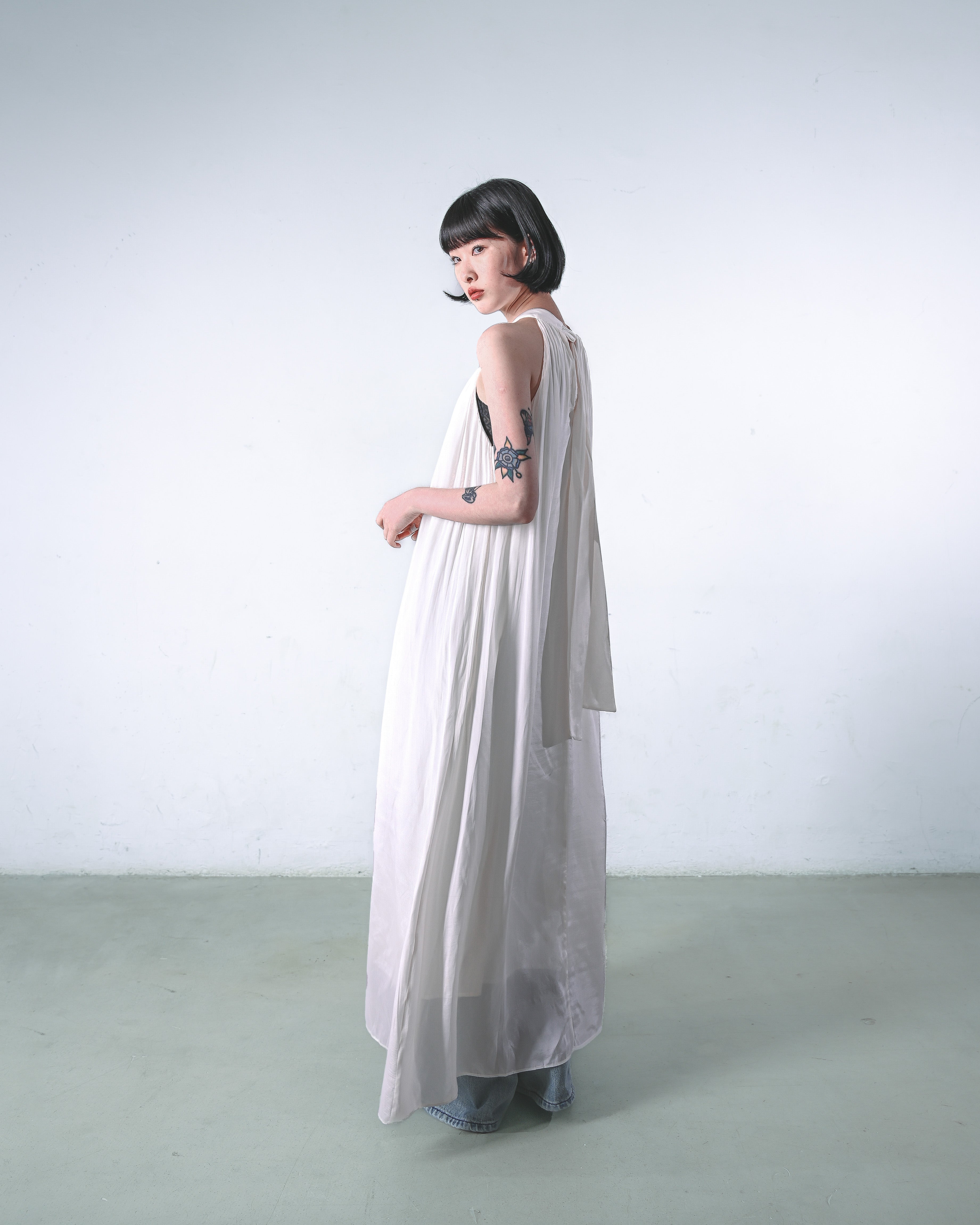 Halter-Neck Spring Dress