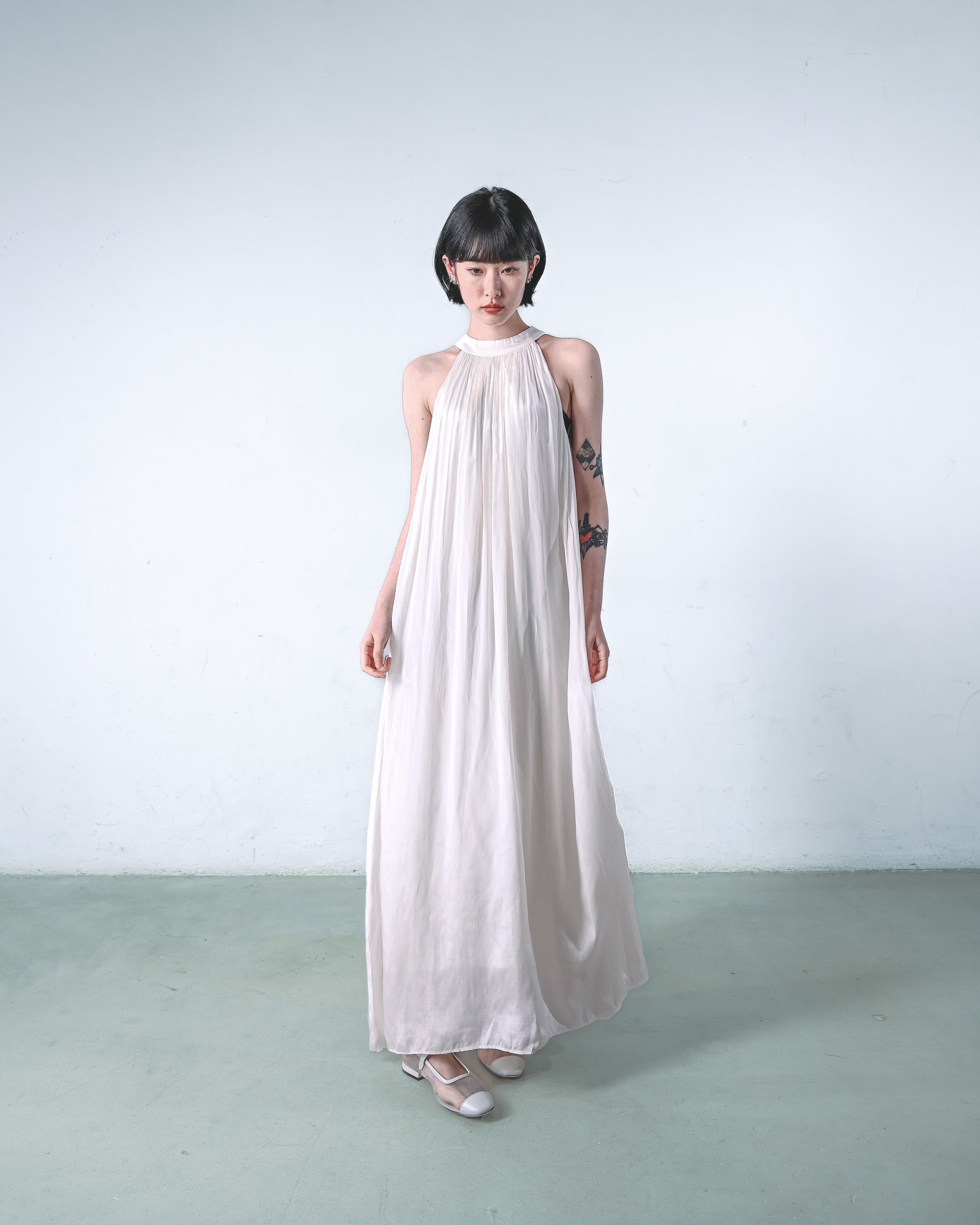 Halter-Neck Spring Dress