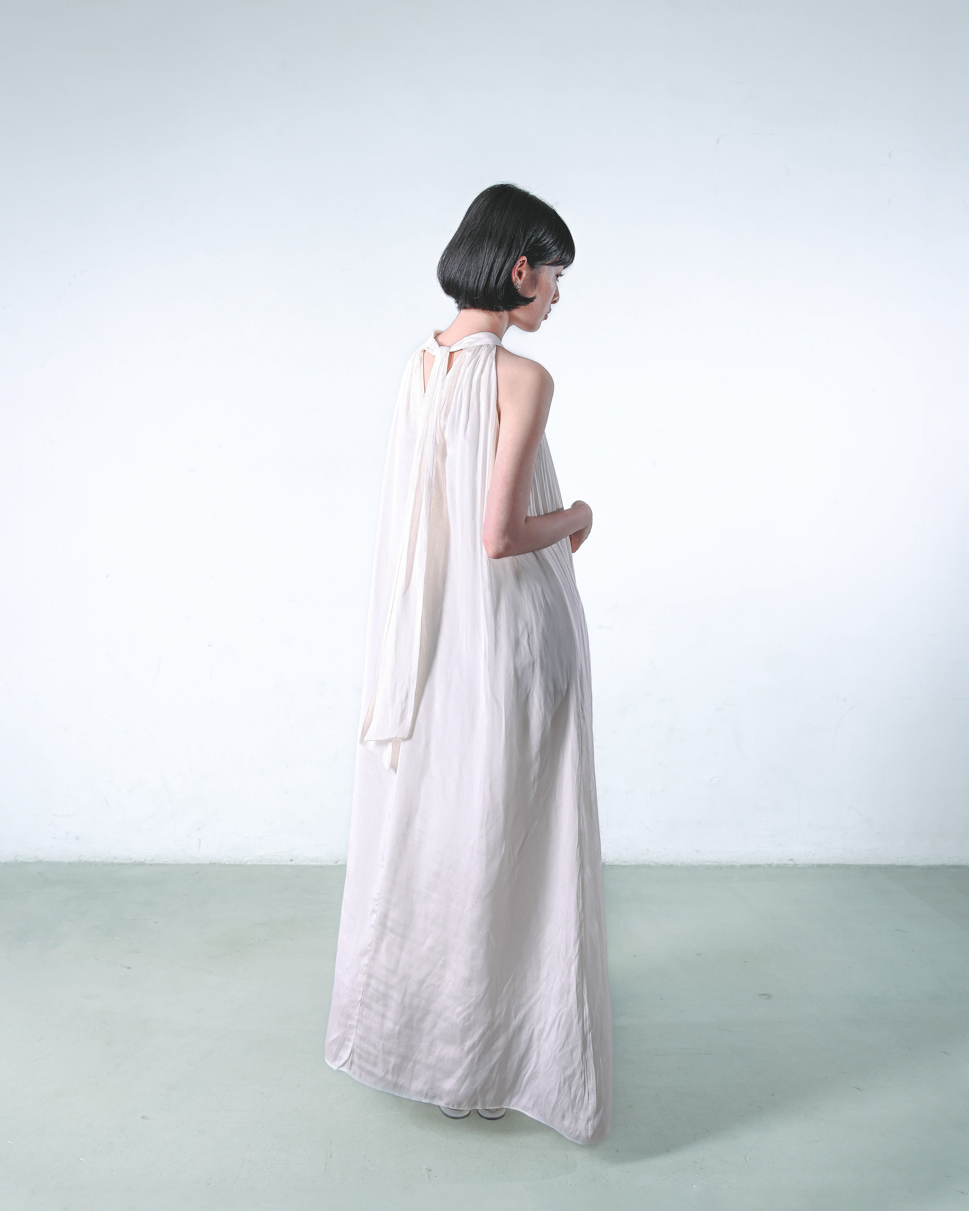 Halter-Neck Spring Dress