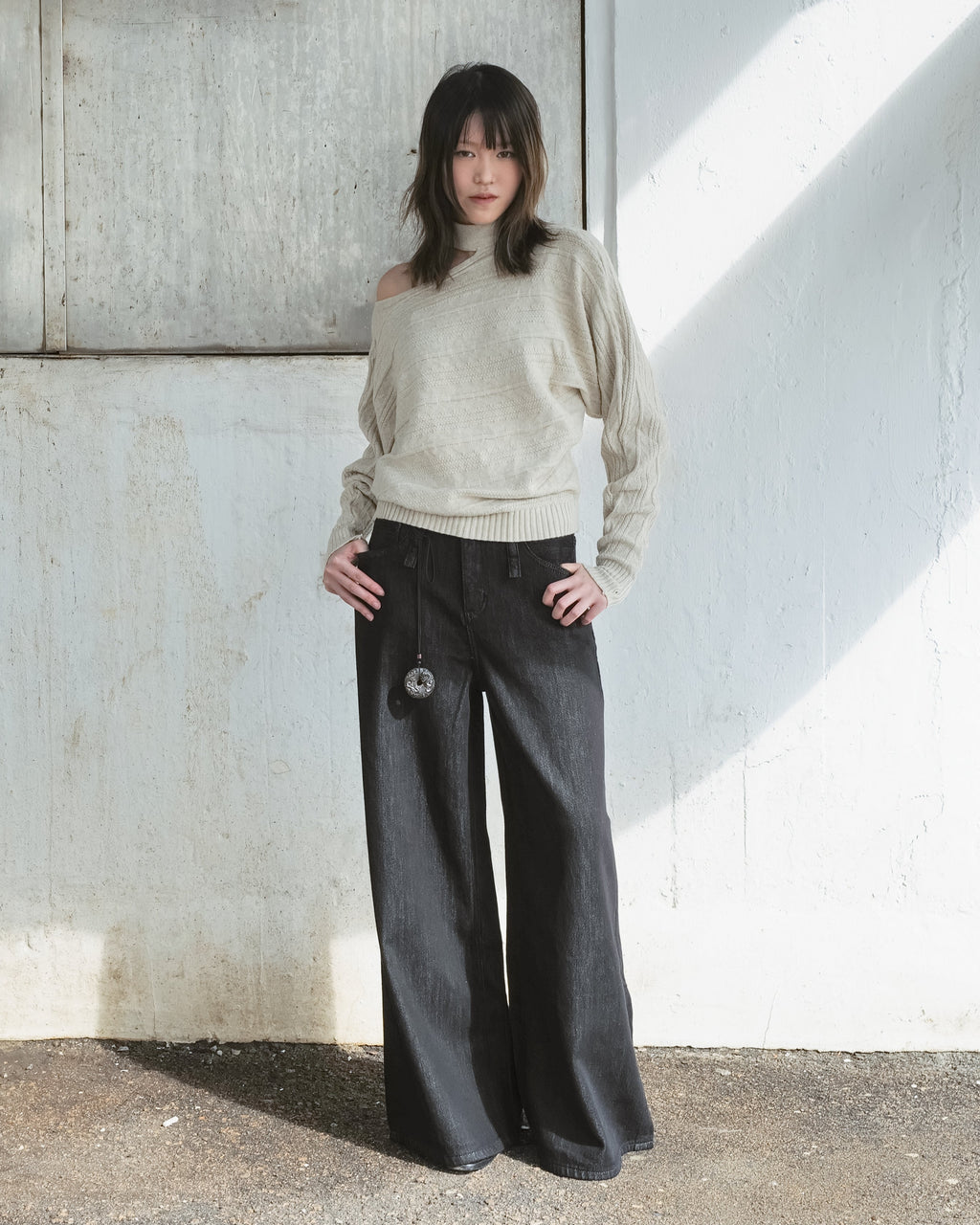 Off-the-Shoulder Sweater