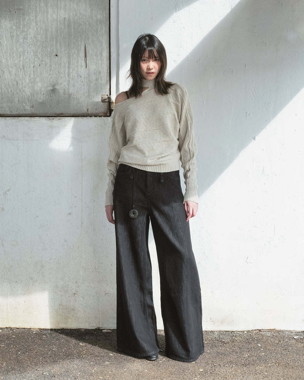 Off-the-Shoulder Sweater