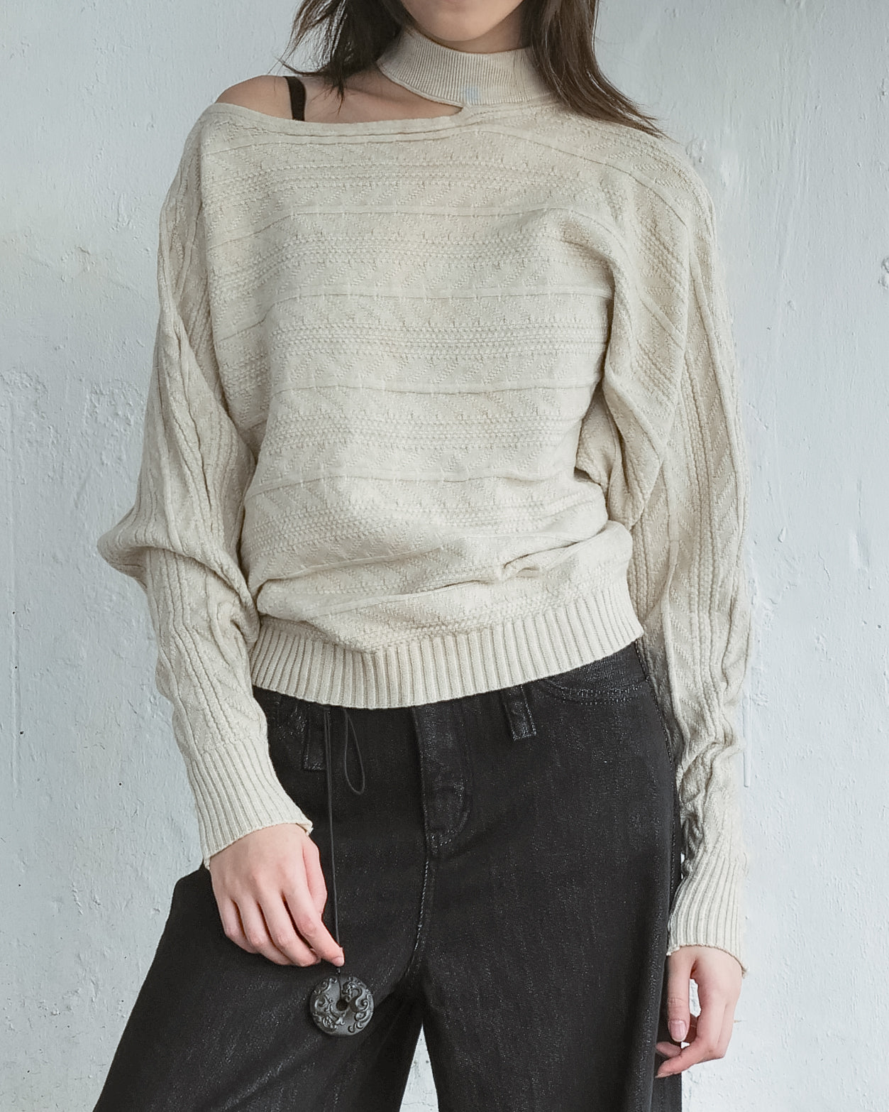 Off-the-Shoulder Sweater