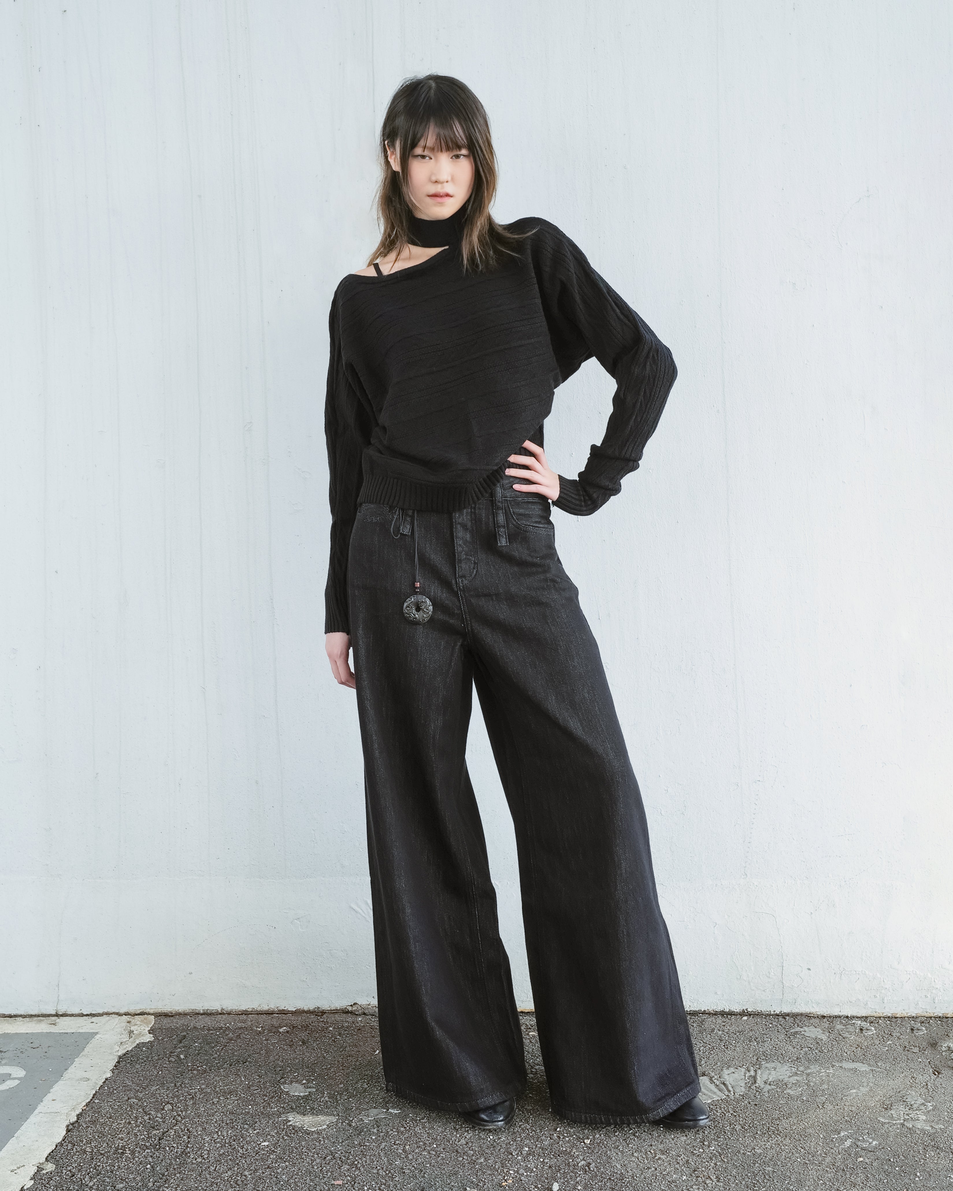 Off-the-Shoulder Sweater