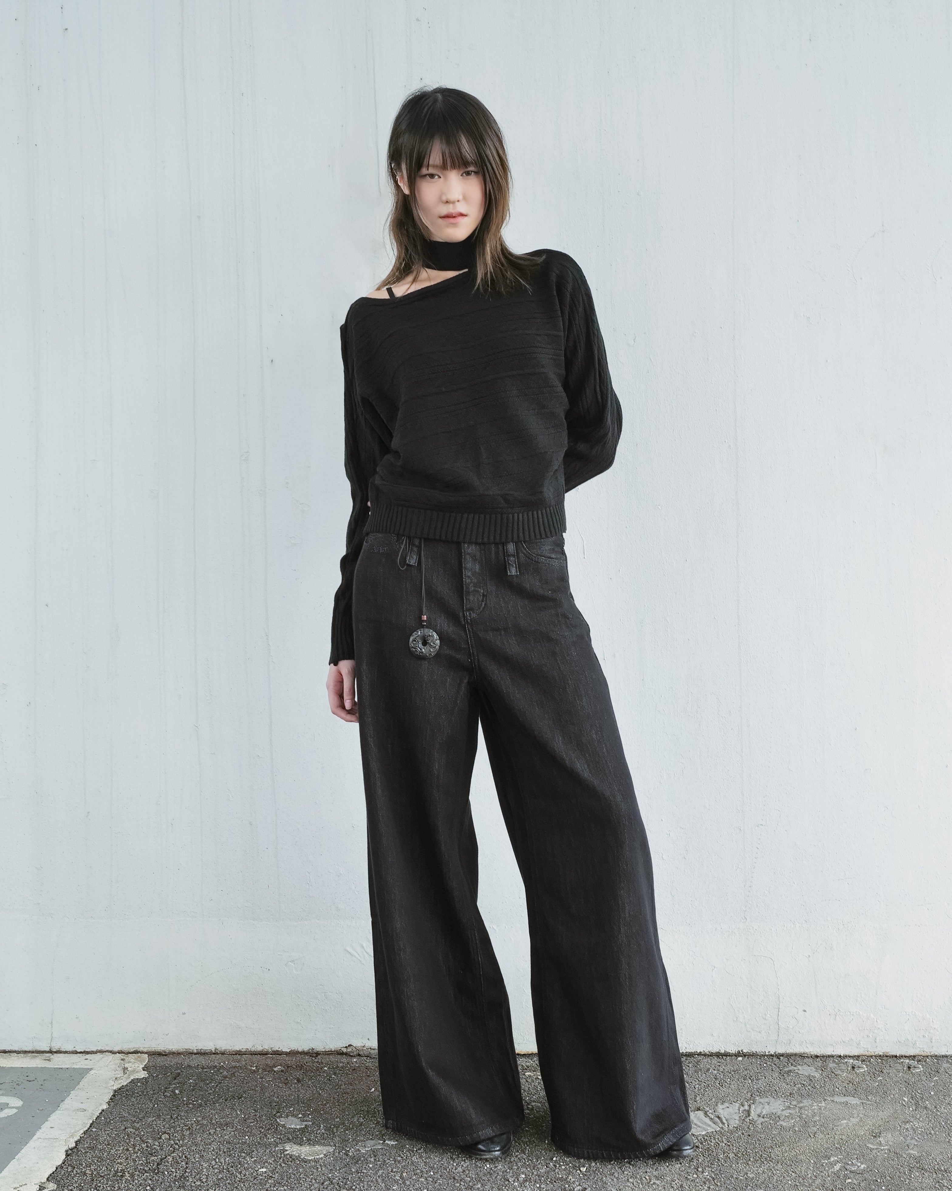 Off-the-Shoulder Sweater