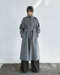 Turtleneck Dark Gray Long Coat