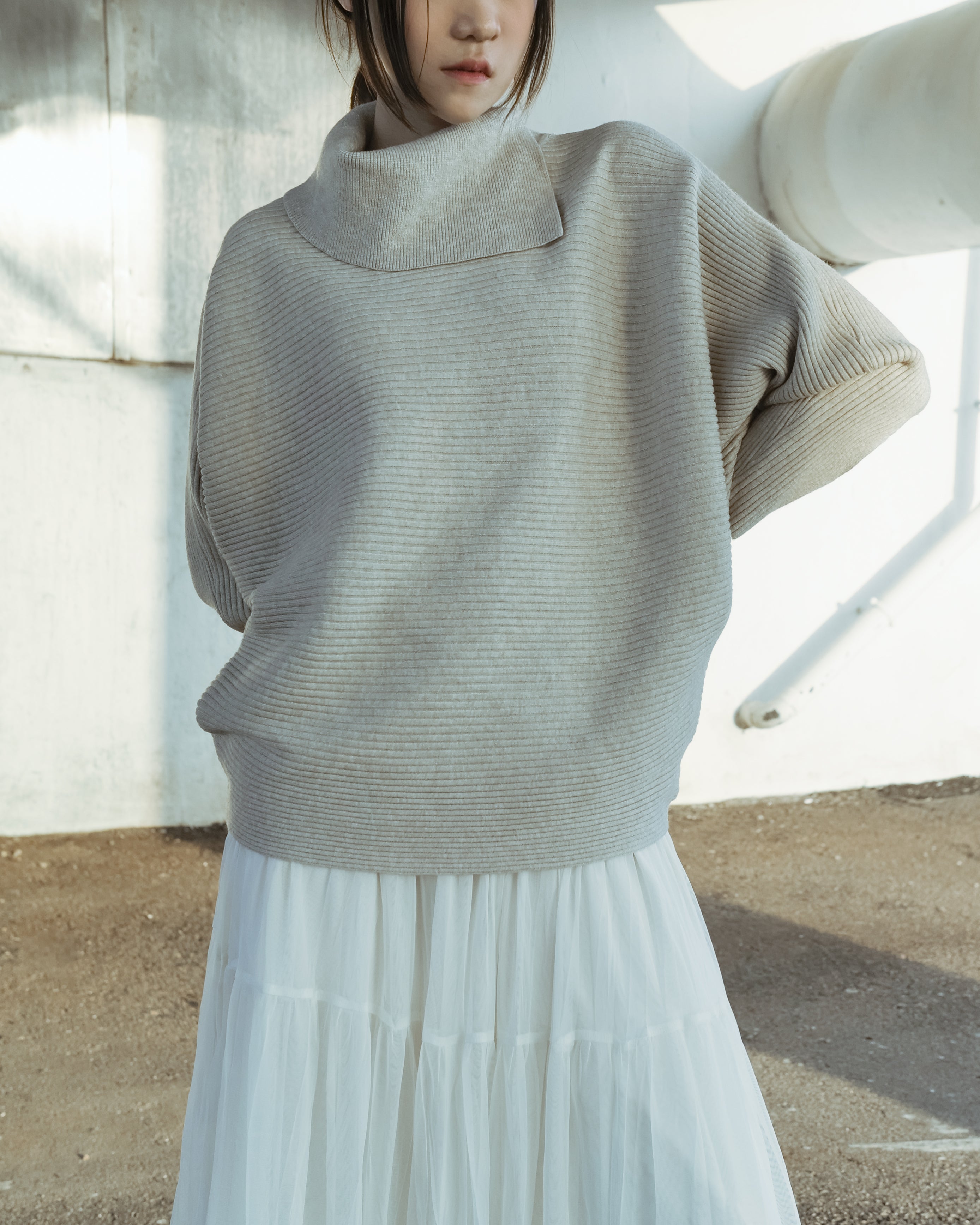 Oversized Collar Sweater