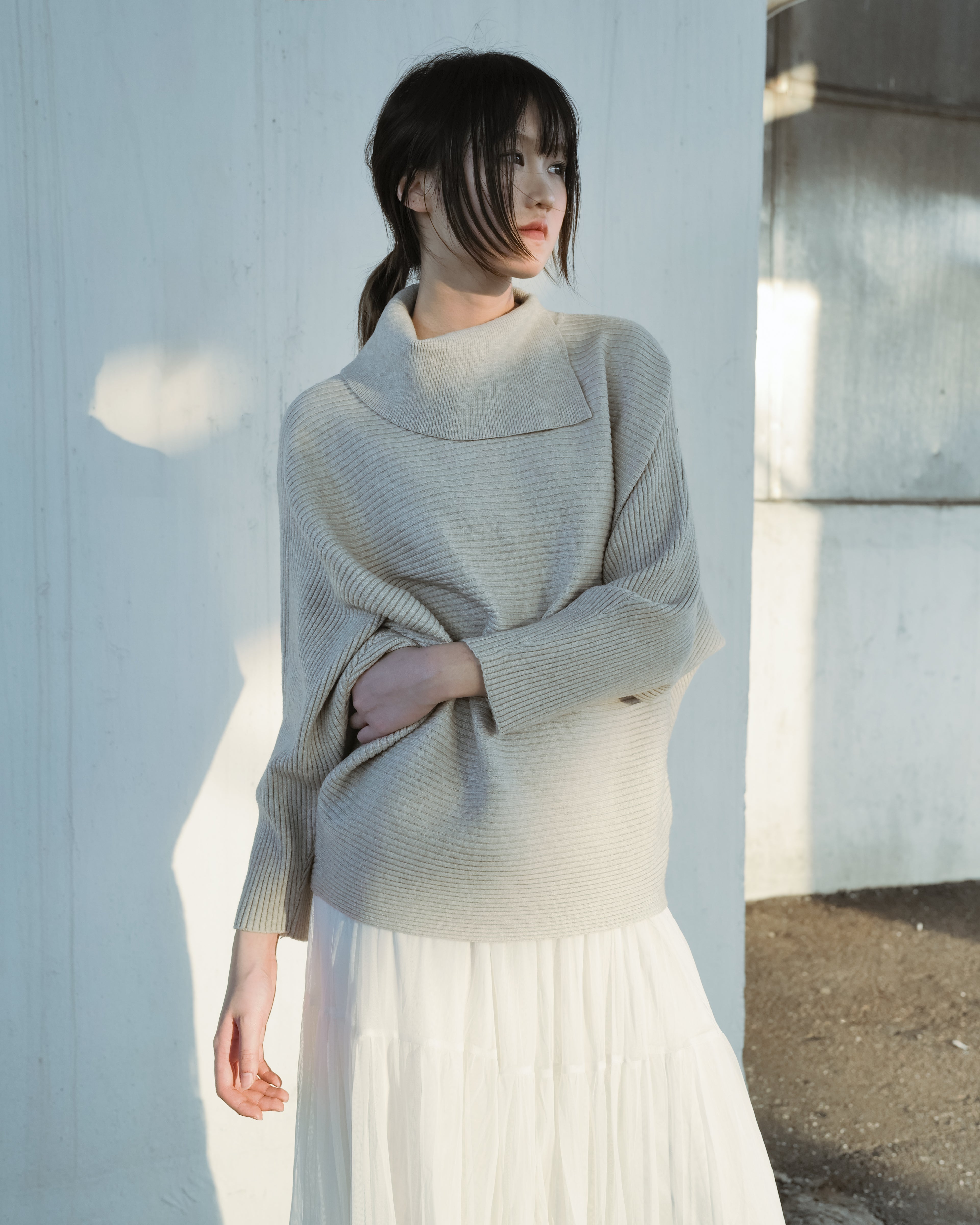 Oversized Collar Sweater