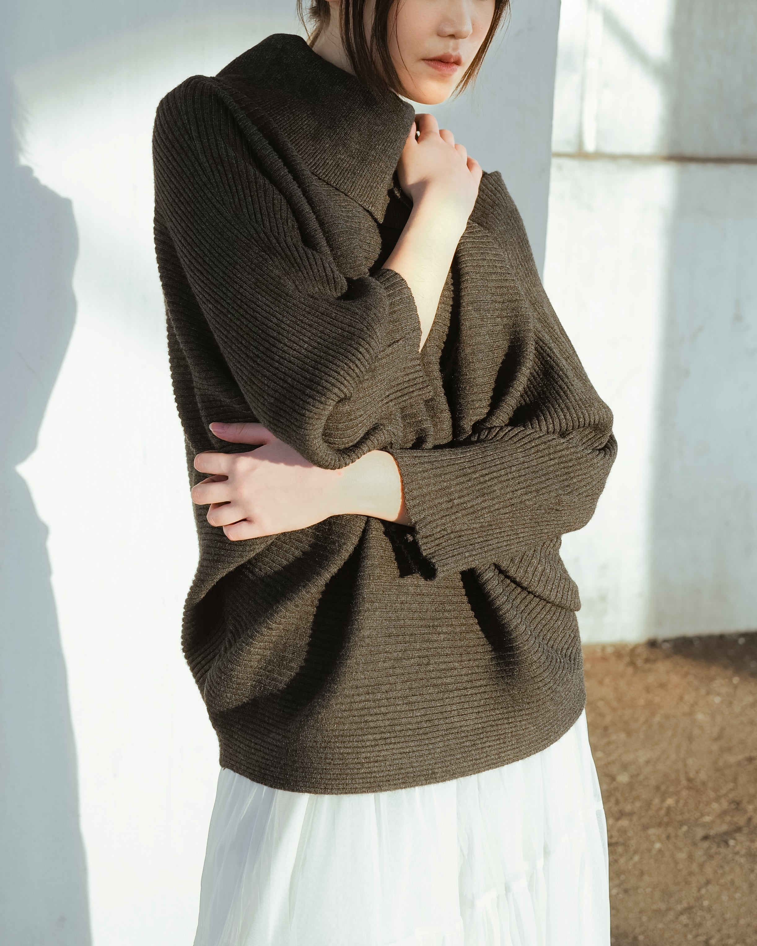 Oversized Collar Sweater